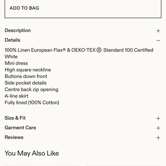 Faithfull The Brand Ambra Mini Dress NWT - Picture 4 of 7